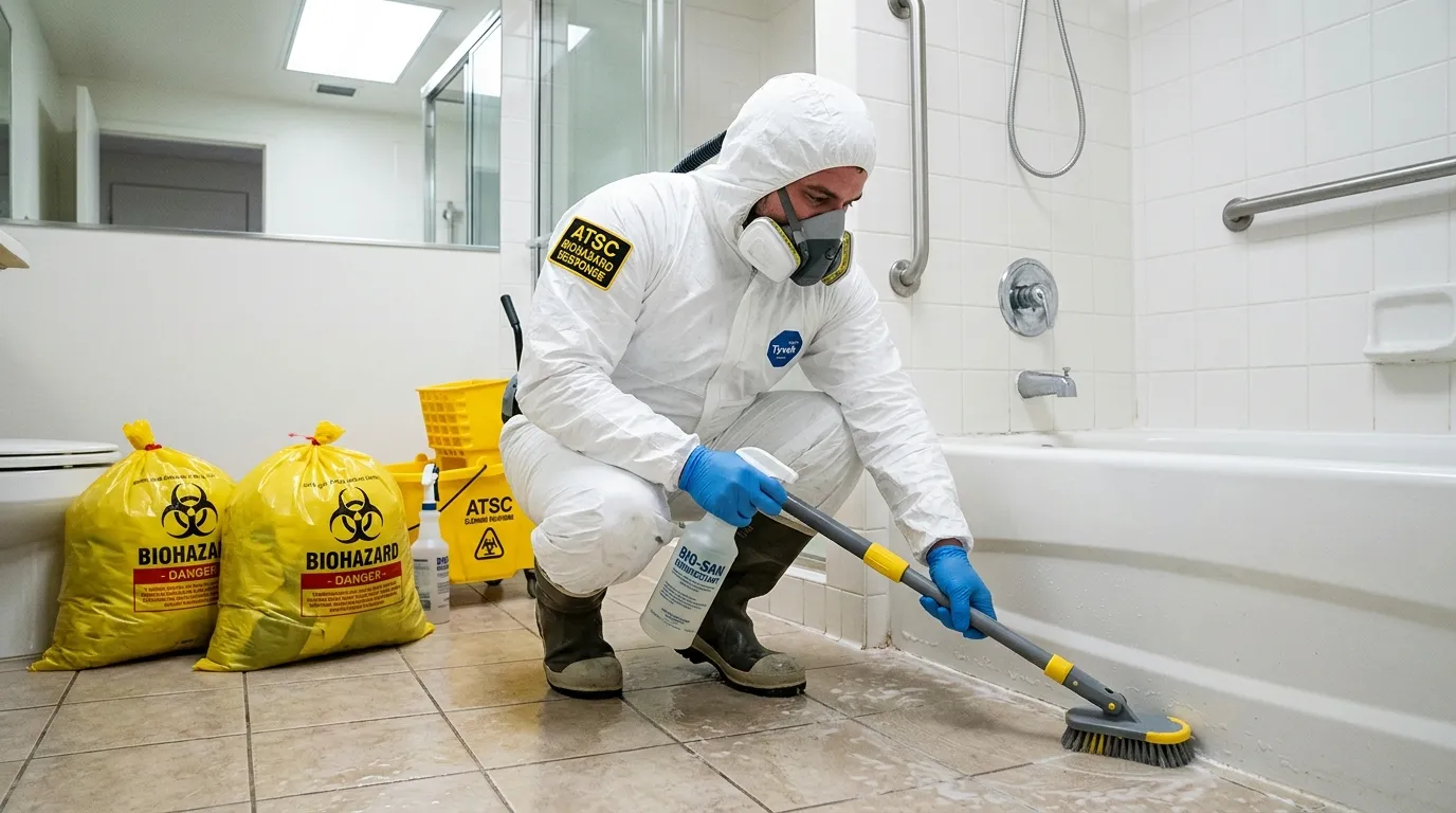 Decontamination equipment deployed for Blood Cleanup in Ramsey